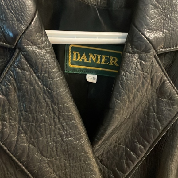 1990s DANIER LEATHER Jacket - Picture 2 of 4